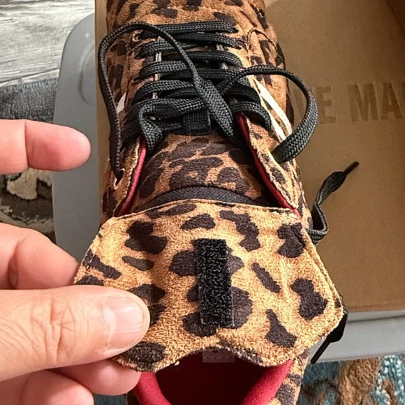 Steve Madden Madrid Leopard Print Sneakers with Black Laces. Size 10 - Picture 14 of 14